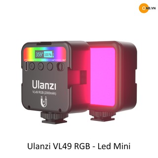 Ulanzi VL 49 RGB Led Mini 2000mAh -chỉnh màu sắc và độ K