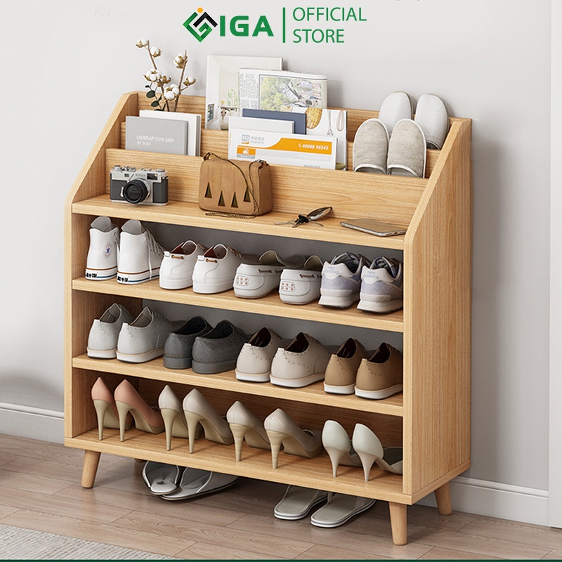 Kệ giày đa năng cùng giá sách phong cách Nordic hiện đại - GP160