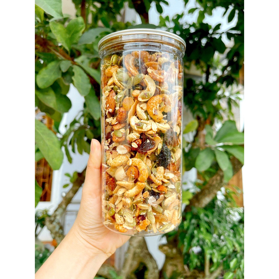 GRANOLA ĂN KIÊNG NHIỀU HẠT CHỈ 5% YẾN MẠCH