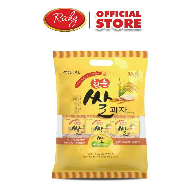 Bánh gạo Richy Hàn Quốc là một trong những siêu phẩm của đại gia đình Richy.