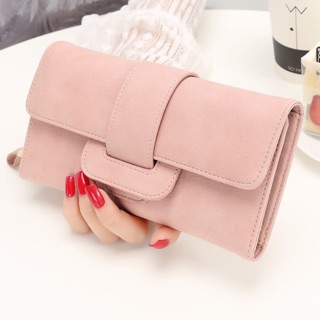 Ví Nữ Dài Cầm Tay Nhiều Ngăn Nhỏ Gọn Đựng Điện Thoại Tiền Thẻ Card Rất Tiện Dụng Phong Cách Thời Trang Hàn Quốc Xinh Xắn