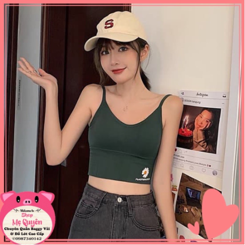 BRA Hoa cúc hot nhất Hè 2021 kèm mút ngực