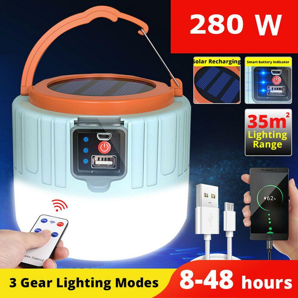 Đèn LED Cắm Trại Sử Dụng Năng Lượng Mặt Trời