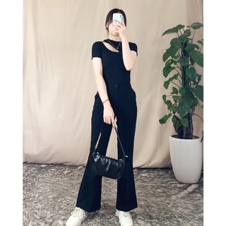 quần ống loe công sở 2 kiểu cho nữ