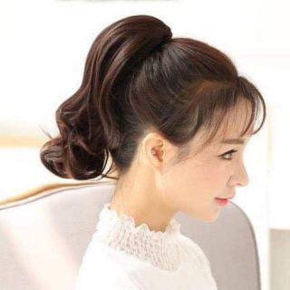 Tóc giả ngoạm kẹp xoăn ngắn M036 dễ thương,dễ dùng