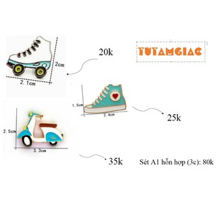 Huy hiệu cài áo ( pin cài áo, trâm cài áo xương rồng, totoro, onepiece...)