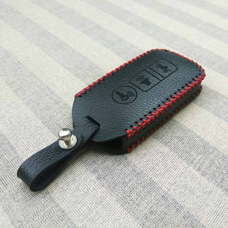 Bao da 3 nút dùng cho chìa khóa smartkey xe máy Honda (SH, SH Mode, PCX)