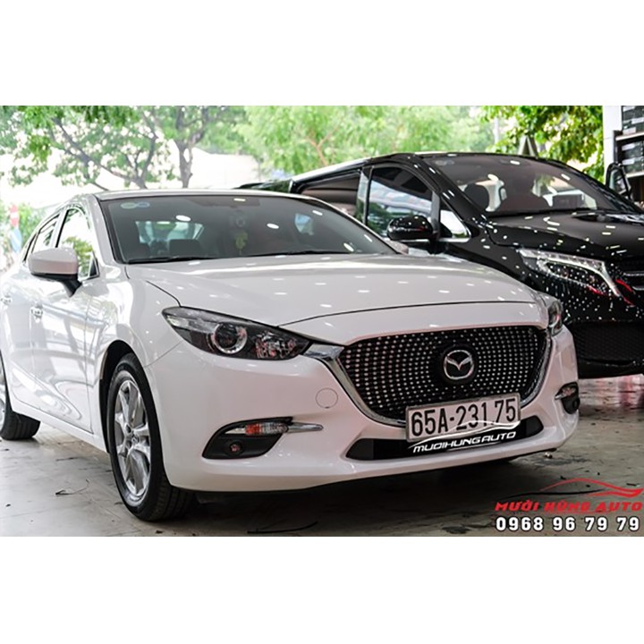 Lưới Tản Nhiệt - Mặt Ga Lăng Dành Cho Mẫu Xe MAZDA 2017-2020 Mẫu Sao Rơi Tại TPHCM