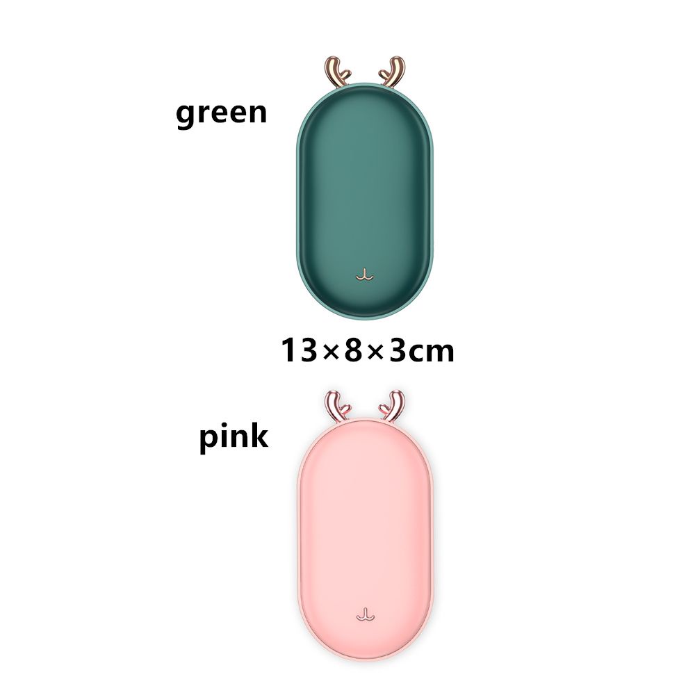 Thiết bị sưởi ấm tay mini sạc usb 5200mah 3 cấp độ điều khiển nhiệt độ thông minh có dây cáp