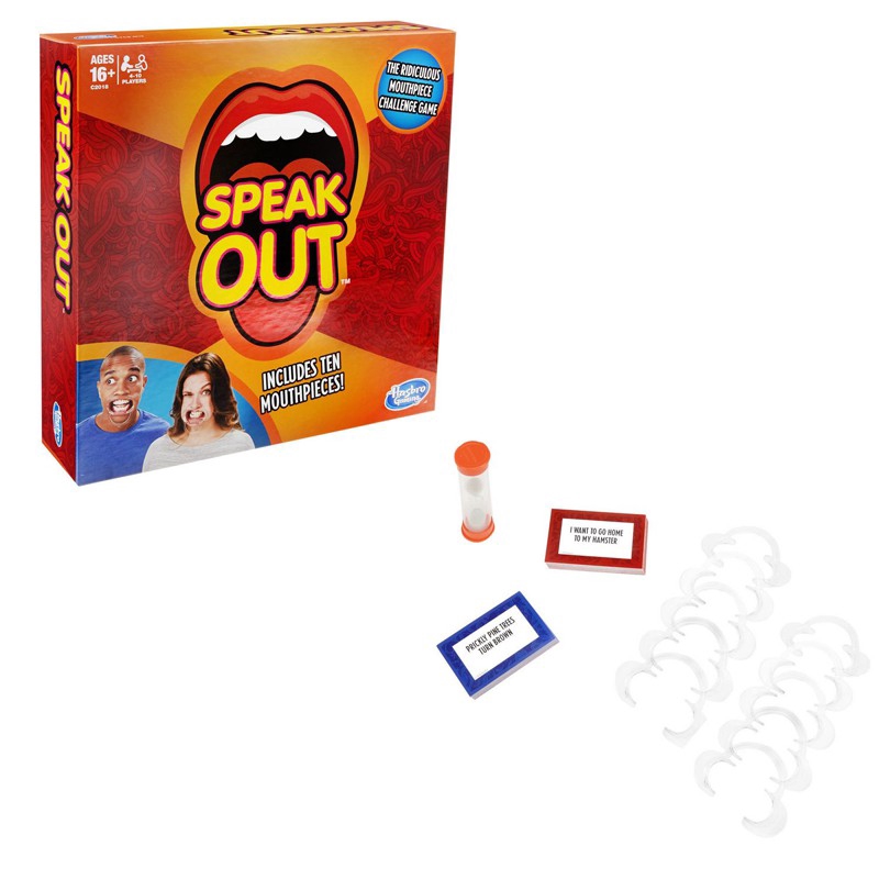 Trò chơi board game Hasbro Speak Out vui nhộn