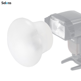 Phụ Kiện Khuếch Tán Ánh Sáng Selens Dome Diffuser Hình Cầu Cho Đèn Flash Máy Ảnh