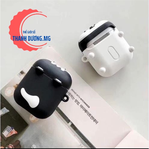 Vỏ bao hộp sạc tai nghe Airpods 2 hình thú cao su mềm, lưu ý HÀNG BAO GỒM CHỈ 1 VỎ CAO SU