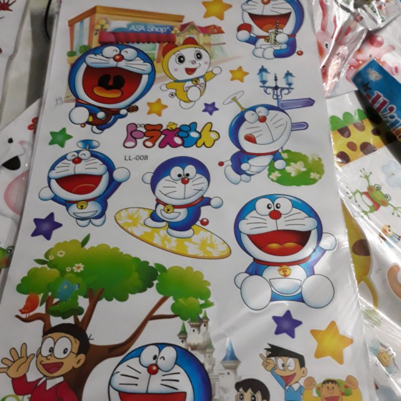 Combo đề can dán tường trang trí tủ nhựa