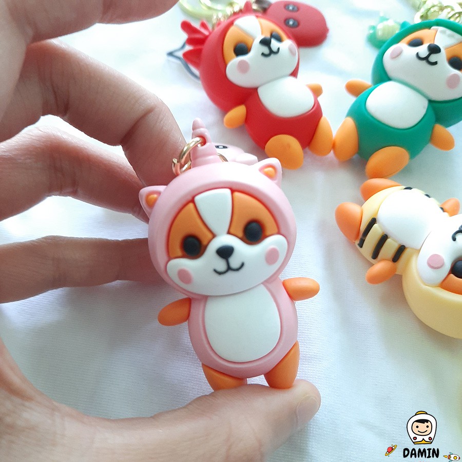 Móc khóa chó Shiba Inu CUTE Dễ Thương