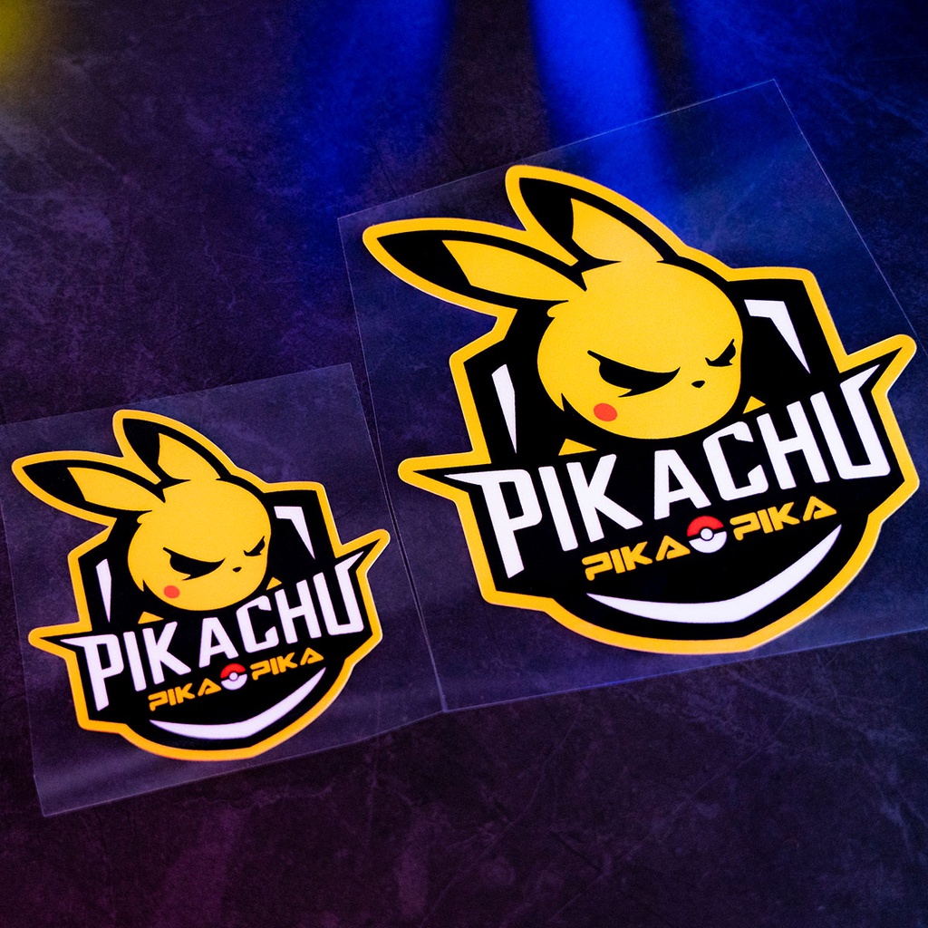 Miếng Dán Hình Hoạt Hình Pikachu Đáng Yêu Trang Trí Xe Hơi