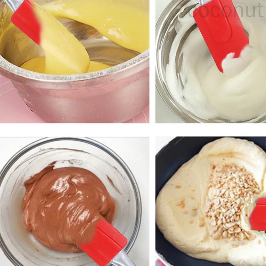 Muỗng Silicon Chịu Nhiệt Độ Cao Dùng Để Trộn Kem Làm Bánh