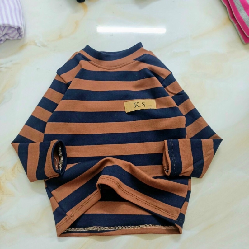 Áo Cotton Len cổ 3 phân size đại dày đẹp❤️ Áo giũ nhiệt cho bé