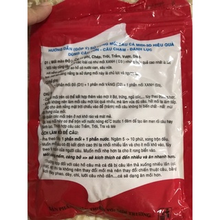 Mồi câu D1 chuyên câu cá chép, cá phi, cá trắm, cá trôi