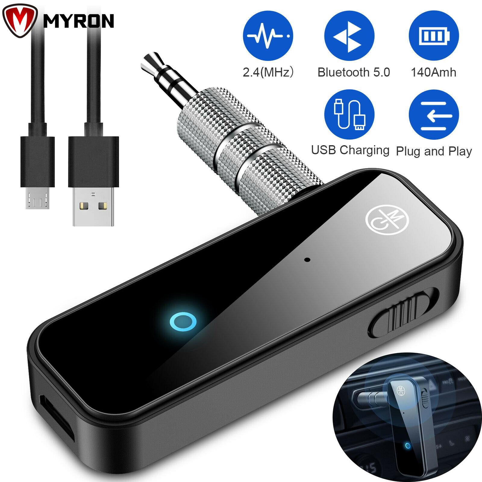 Thiết Bị Nhận Truyền Âm Thanh Bluetooth 5.0 Không Dây 2 Trong 1 Jack Cắm 3.5mm Cho Xe Hơi Chất Lượng Cao