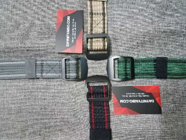 Dây nịt vải canvas tactics belt , vải gân màu đẹp chất đẹp thích hợp cho nam giới mặc quần jean kaki