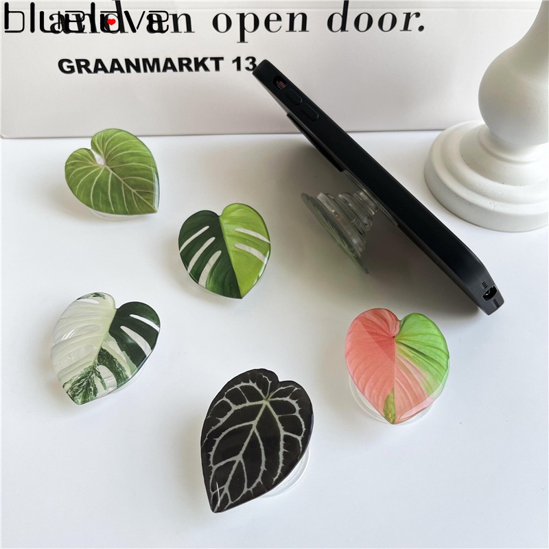 Giá Đỡ Điện Thoại Di Động Cầm Tay Trọng Lượng Nhẹ Hình Chiếc Lá Có Túi Khí Ổn Định Thông Dụng