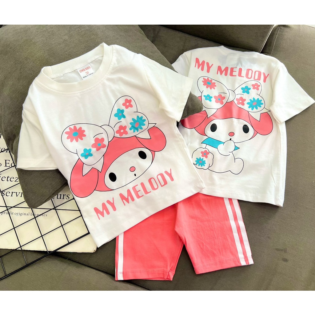 Đồ bộ bé gái size đại hình thú thun cotton 4 chiều JENNIE KIDS thấm hút mồ hôi tốt J404