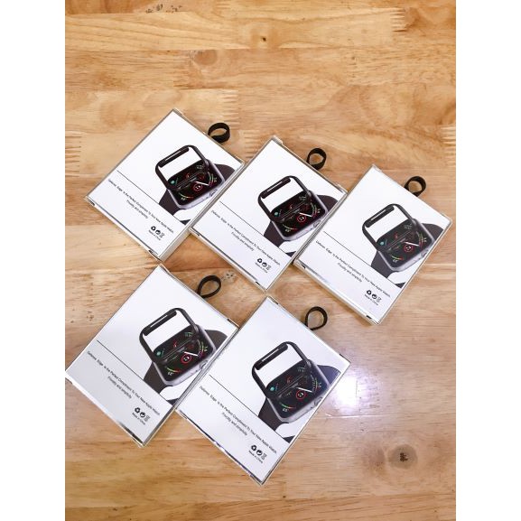 Ốp cường lực full viền màu đen dành cho apple watch