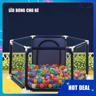 Lều bóng cho bé, thiết kế siêu an toàn chắc chắn giành cho bé vui chơi mỗi ngày, khung inox