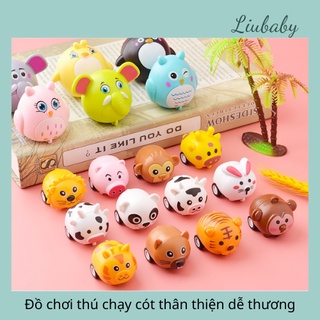 Đồ chơi thú chạy cót mini dễ thương cho bé, đồ chơi thông minh Liubaby