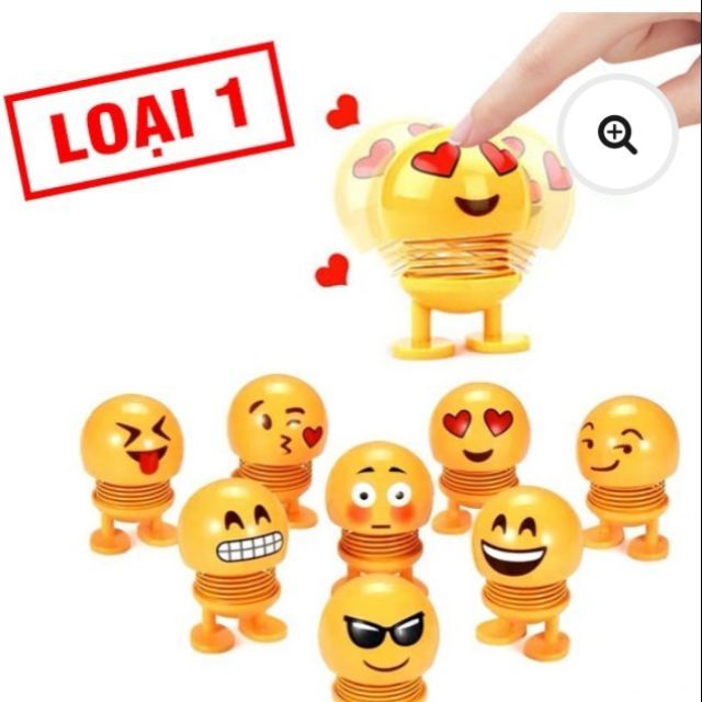 Thú Nhún Emoji con lắc lò xo -Siêu Vui Emoji. ,Giao ngẫu nhiên k trùng mẫu