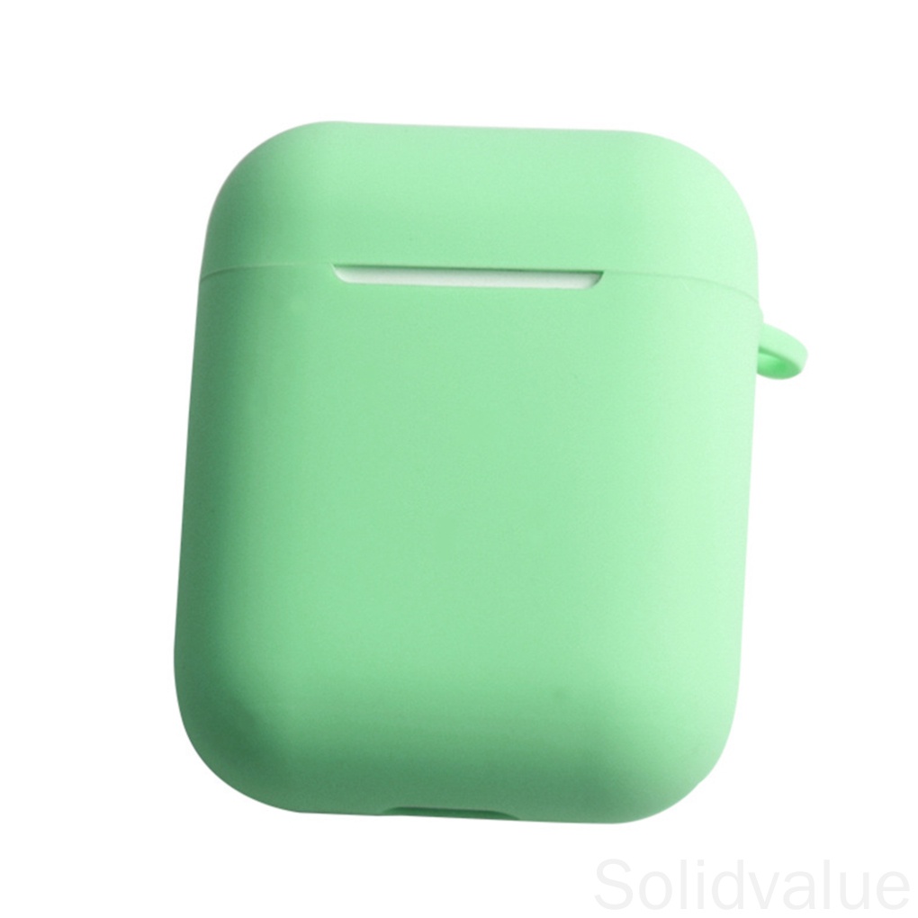 Vỏ bảo vệ hộp sạc tai nghe Airpods i9S/i10/i11/i12 Bluetooth không dây bằng silicon nhiều màu