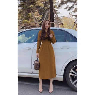 Mã 95 váy len thắt dây