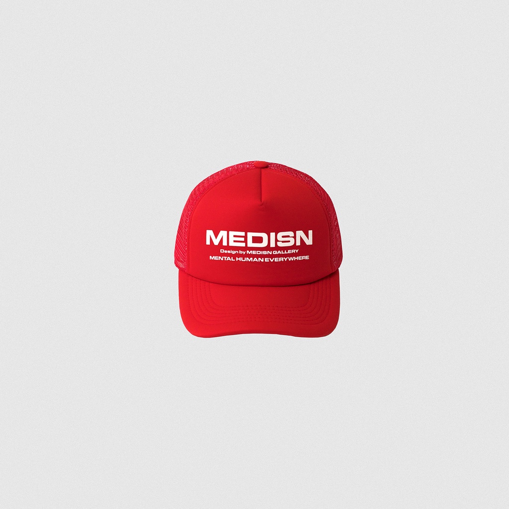NÓN MEDISN TRUCKER HAT CHỮ IN NỔI