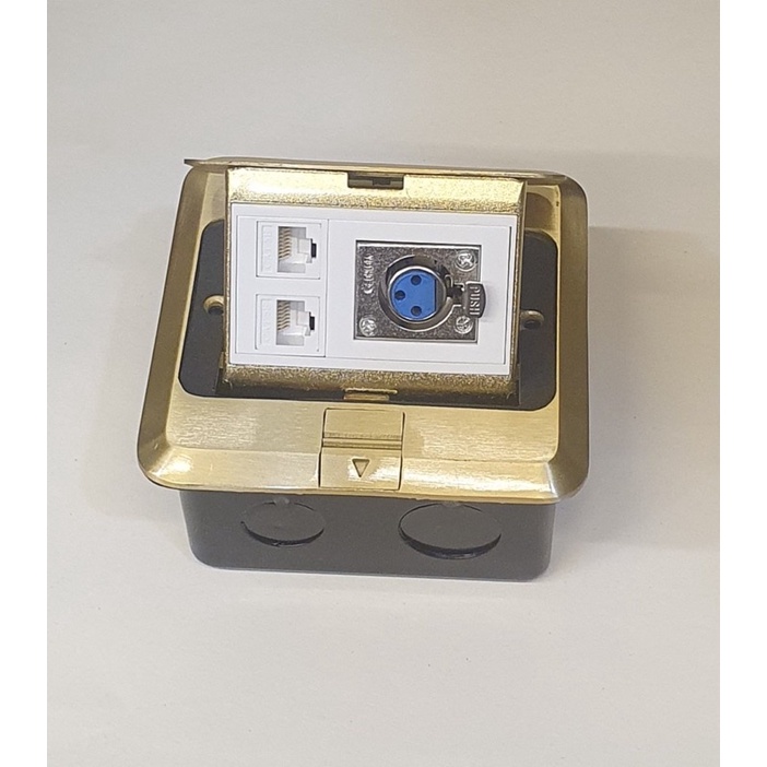 Ổ cắm điện âm sàn 3 ổ cắm , jack canon, jack loa …hàng y hình