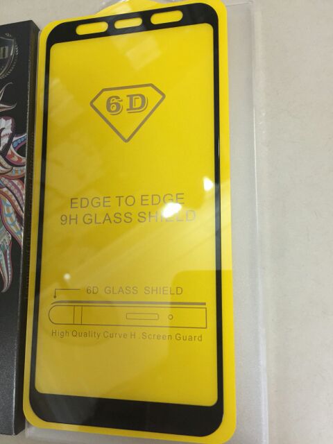 Dán full 9D glue Samsung J6 plus 2018