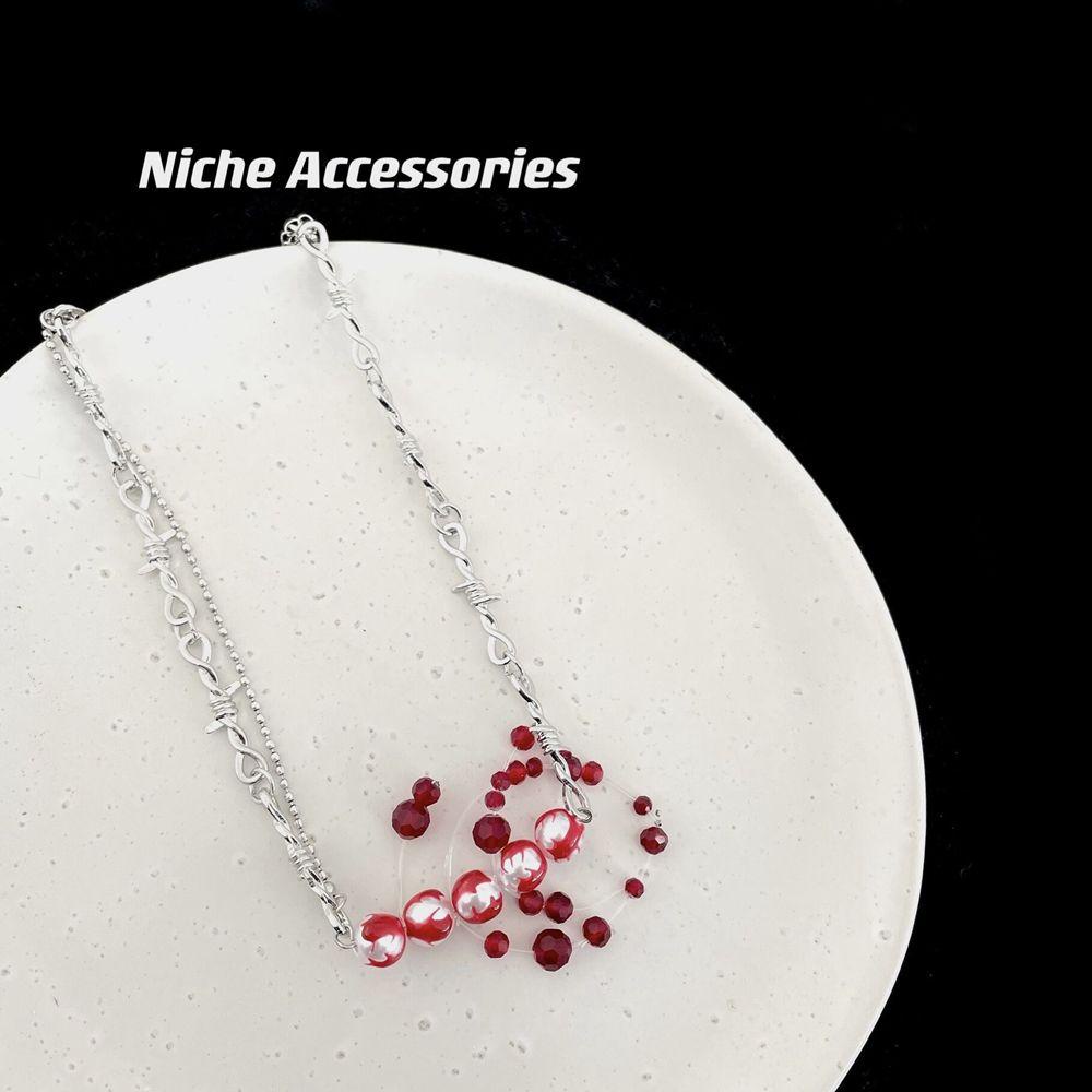 Vòng cổ Hai Lớp Màu Sắc Thời Trang Dành Cho Nữ