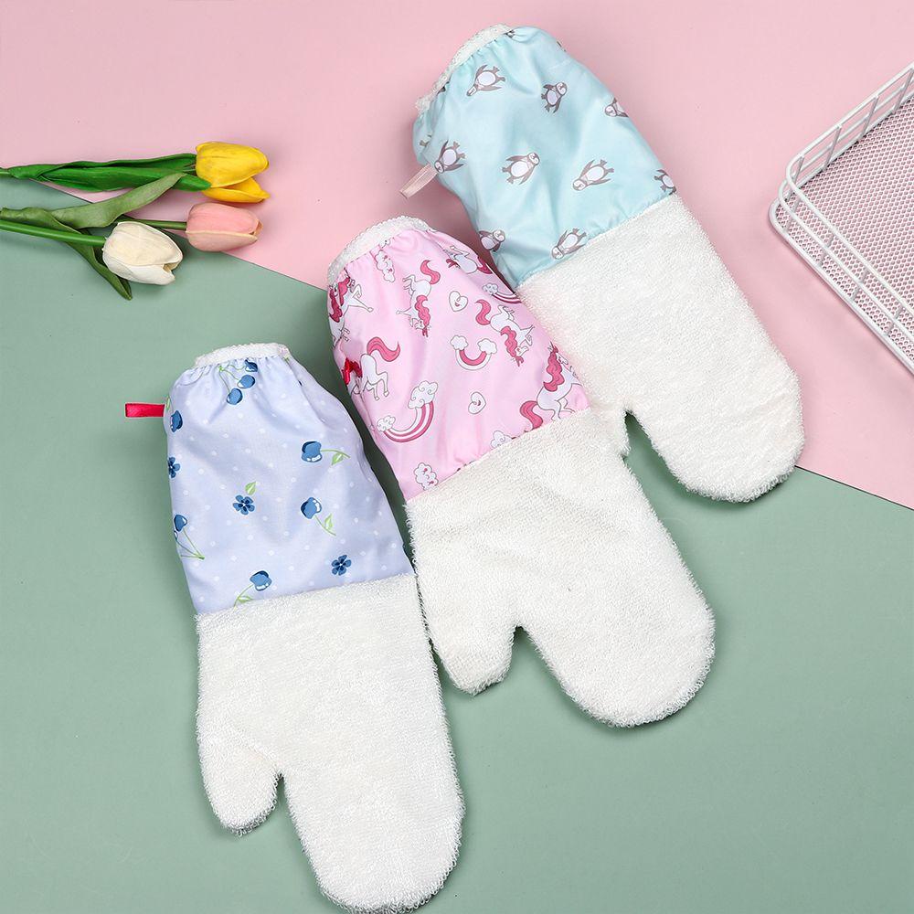 Găng Tay Rửa Chén Đa Năng Bằng Nhung Chống Nước Thông