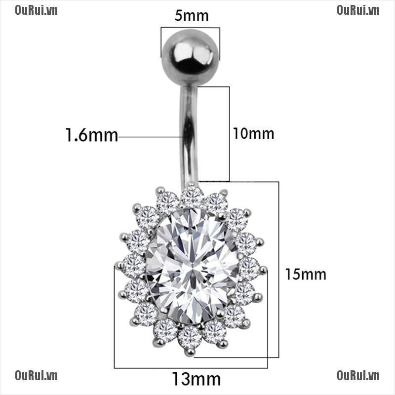 Khuyên Rốn Bằng Thép Y Tế Thời Trang