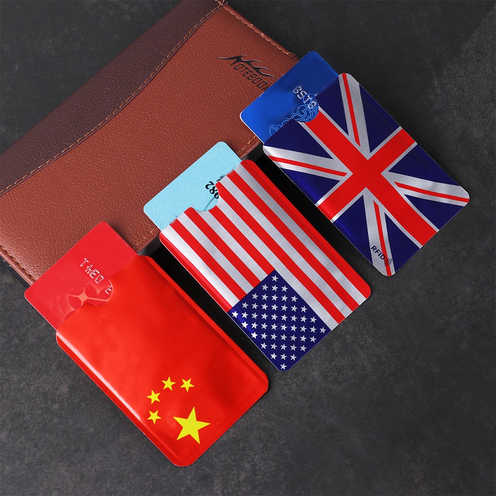 🎈FUTURE🎈 5/10 pcs Smart ID Bank Card Case NFC Holder RFID Blocking Anti Rfid Wallet Protect Case Cover Aluminium Protection Credit Cards Card Holder