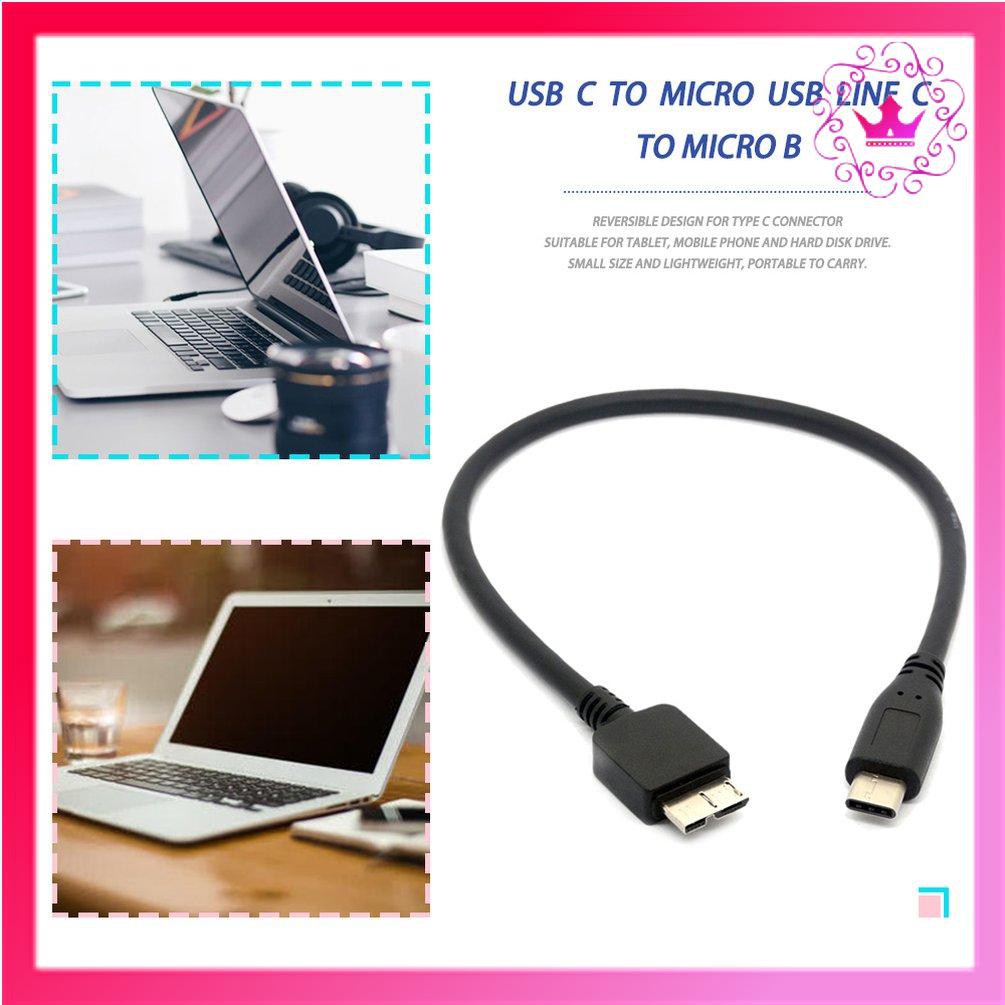 ⚛USB C to Micro USB Cable Type C to Micro B for WD my PassPort HDD Hard Disk