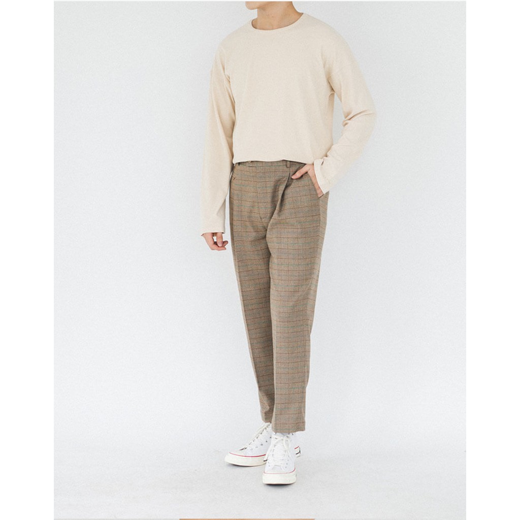 Áo Thun Nam Dài Tay SSSTUTTER vải nhung 3 màu Parted Long Tee | BigBuy360 - bigbuy360.vn