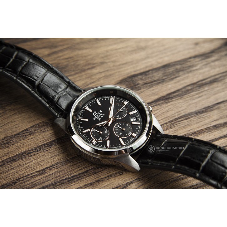 Đồng hồ Nam Casio Edifice EFR-527L-1AVUDF dây da đen chính hãng