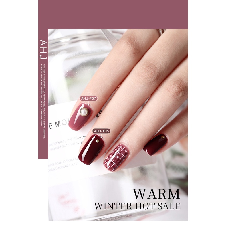 Sơn Gel AS chai đỏ mẫu mới. Mã AHJ