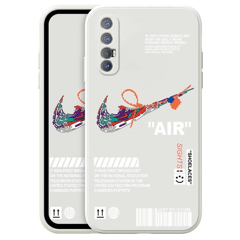 Ốp Điện Thoại Thời Trang Mới Cho OPPO Reno 4 PRO 5G RENO6 4G Neo 3 PRO 5G Phone Casing Silicon Fashion Camera Lens Protector Full Cover simple Liquid silicone Cases