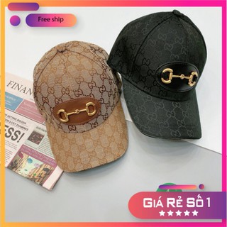 Mũ Lưỡi Trai Gucci ❤️Freeship❤️ Mũ Lưỡi Trai GC họa tiết đồng, in hoa văn chìm thời thượng, Phom mũ chuẩn hàng xuất