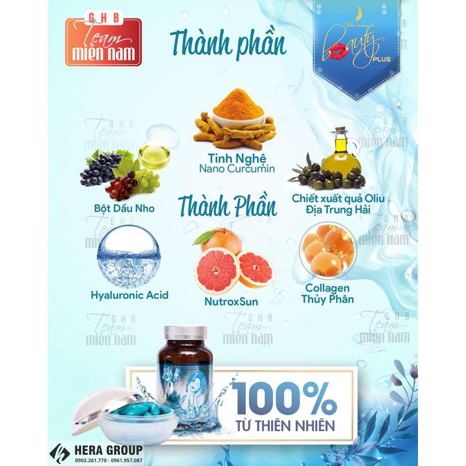 VIÊN UỐNG TRẮNG DA BEAUTY PLUS - CAM KẾT HÀNG CHÍNH HÃNG | BigBuy360 - bigbuy360.vn