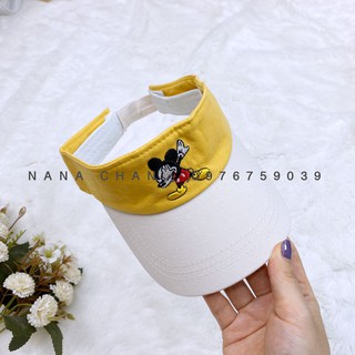 [M023] Mũ lưỡi trai hở chóp mickey