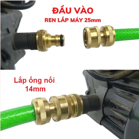 Khớp nối nhanh máy rửa xe, linh kiện máy rửa xe thông dụng