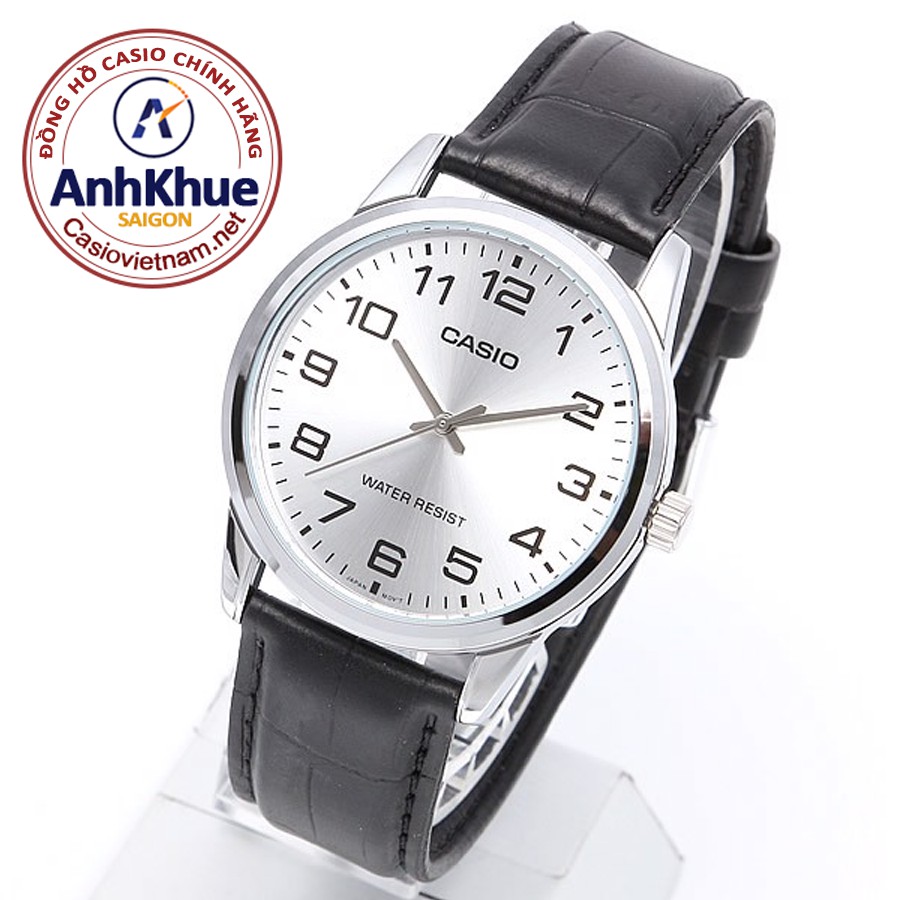 Đồng hồ nam Casio MTP-V001L-7BUDF - Dây da chính hãng