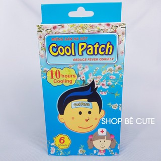 MIẾNG DÁN HẠ SỐT CHO BÉ COOL PATCH (HỘP 6 MIẾNG)